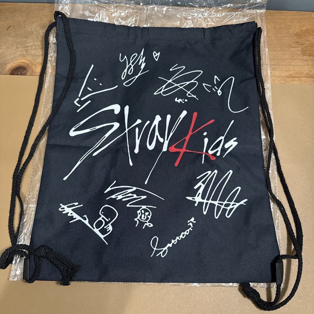 Stray Kids concert merch tote bag adjustable straps
